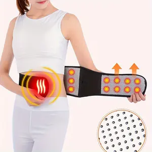 1pc Self-Heating Magnetic Therapy Waist Belt, Adjustable Lumbar Support Brace, Winter Back Protector Healthcare Tool