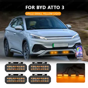 LED Front Grille Light For BYD ATTO 3 Car Daytime Running Light Wheel Eyebrow Lamp For Pickup Offroad 12V