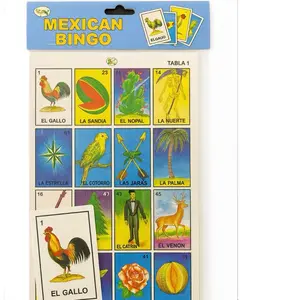Mexican Bingo Loteria Mexicana Bingo 10 Cards 54 calling Cards