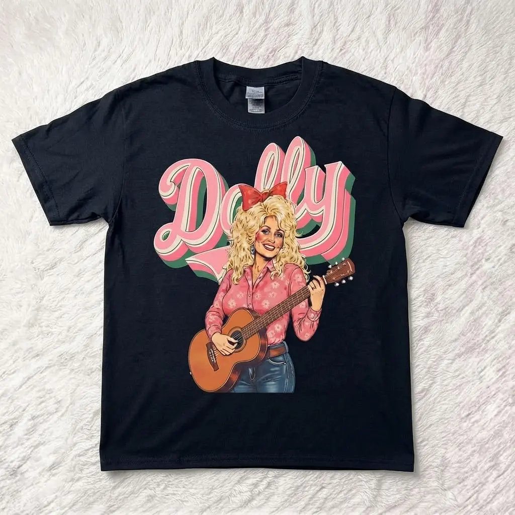 Vintage Dolly Parton Secrets You’re Good At Keeping Secrets Graphic Tee Dolly Parton Quotes 80s Country Music Shirt Run, Rose, Run Merch Casual Fan Gift Oversized Top
