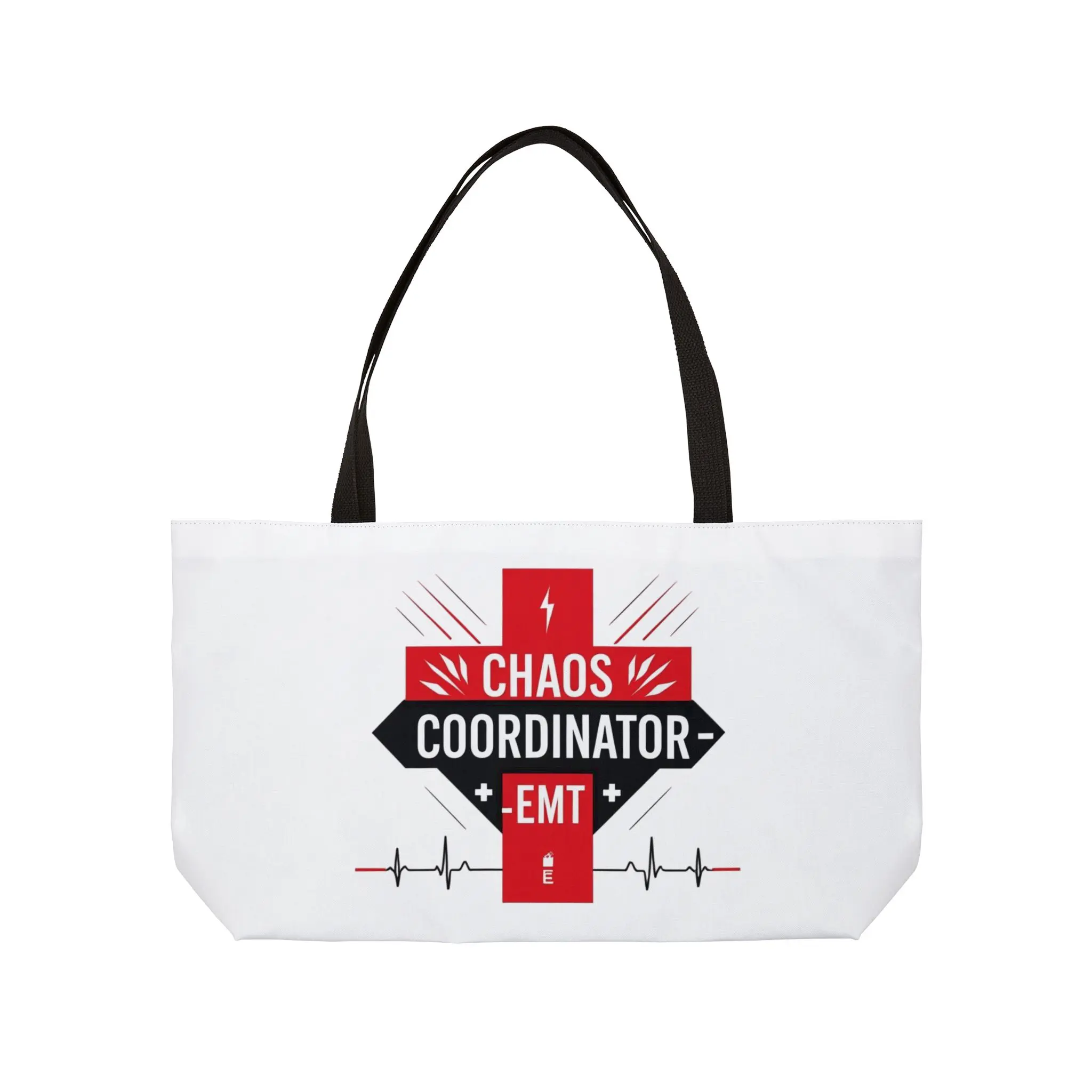 Chaos Coordinator EMT Weekender Tote Bag, Perfect Gift for EMTs, Nurses, Medical Staff, Hospital Swag, Weekend Getaway