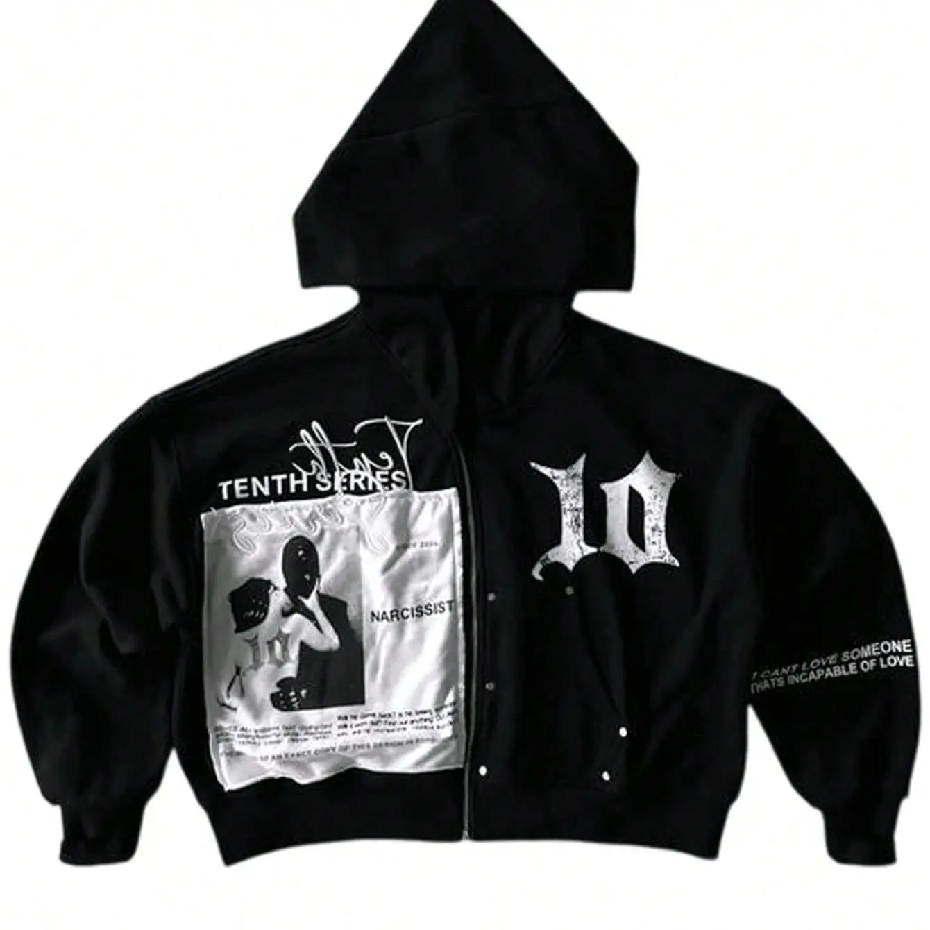 y2k graphic zip up hoodie - TikTok Shop