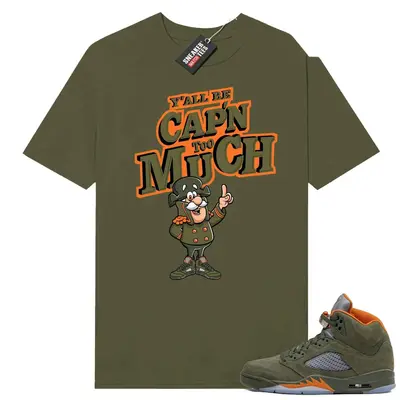 Olive Jordan 5s Graphic Tee TikTok Shop