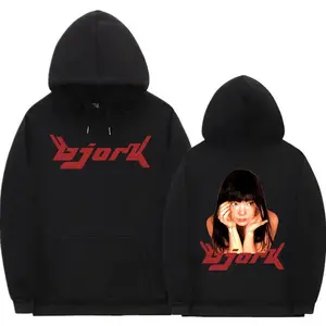 1990 Bjork HOODIE Hoodie Men Alternative Metal Music Sweatshirt Mens Gothic Harajuku Streetwear
