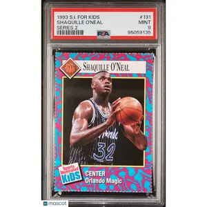 1993 S.I. For Kids Series 2 Shaquille O'Neal #131 PSA 9