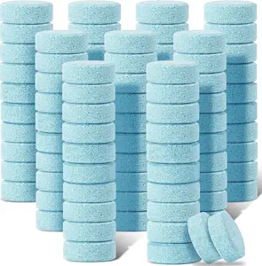 Washer Tablets - Deep Cleaning, Descaler, Deodorizer, Concentrated, Washer Fluid Tablets for Car, Glass, Dishwashing, Toilet. (120 Tablets) Household Kitchen