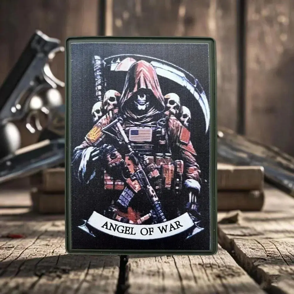 Reaper Tactical Badge Skull PVC Hook&Loop Patch Military Morale Army Armband Backpack Accessories Stickers Camo Patch