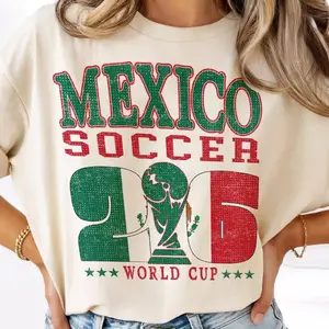 Mexico 2026 Soccer Comfort Colors Shirt, Gift For Fan, Uniforme De Mexico Para Niño