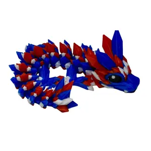 Tiny Baby Crystal Dragon – 3D Printed Fantasy Figurine