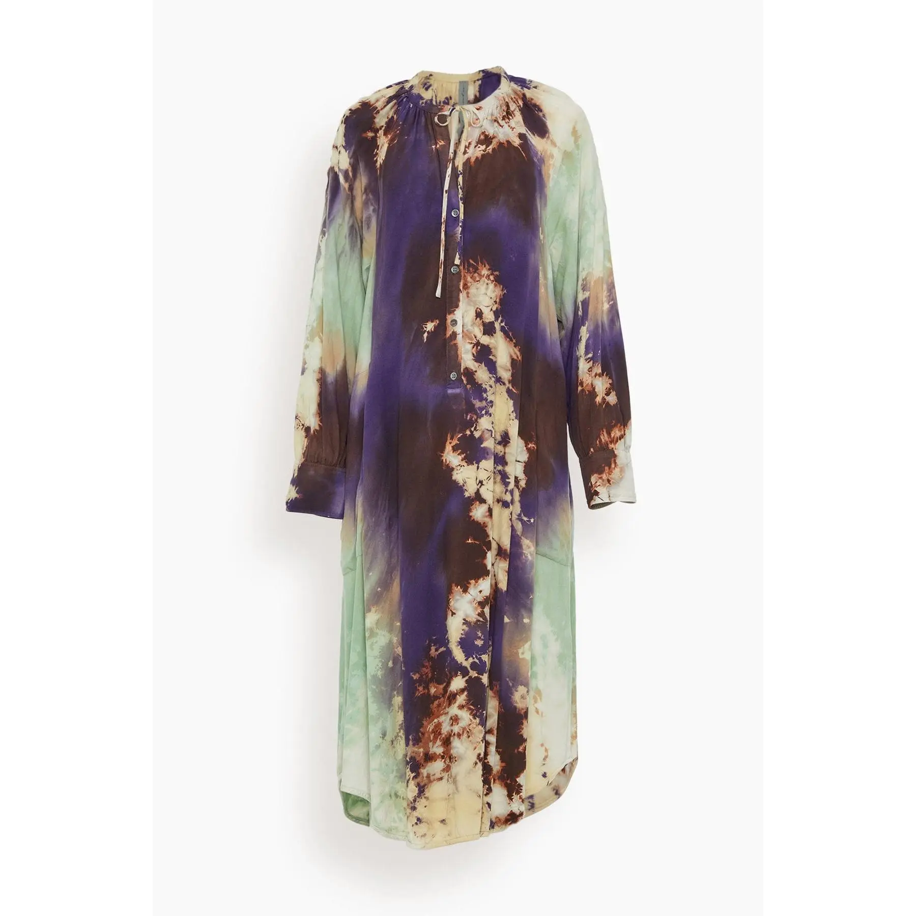Poet Dress in Cosmic Violet