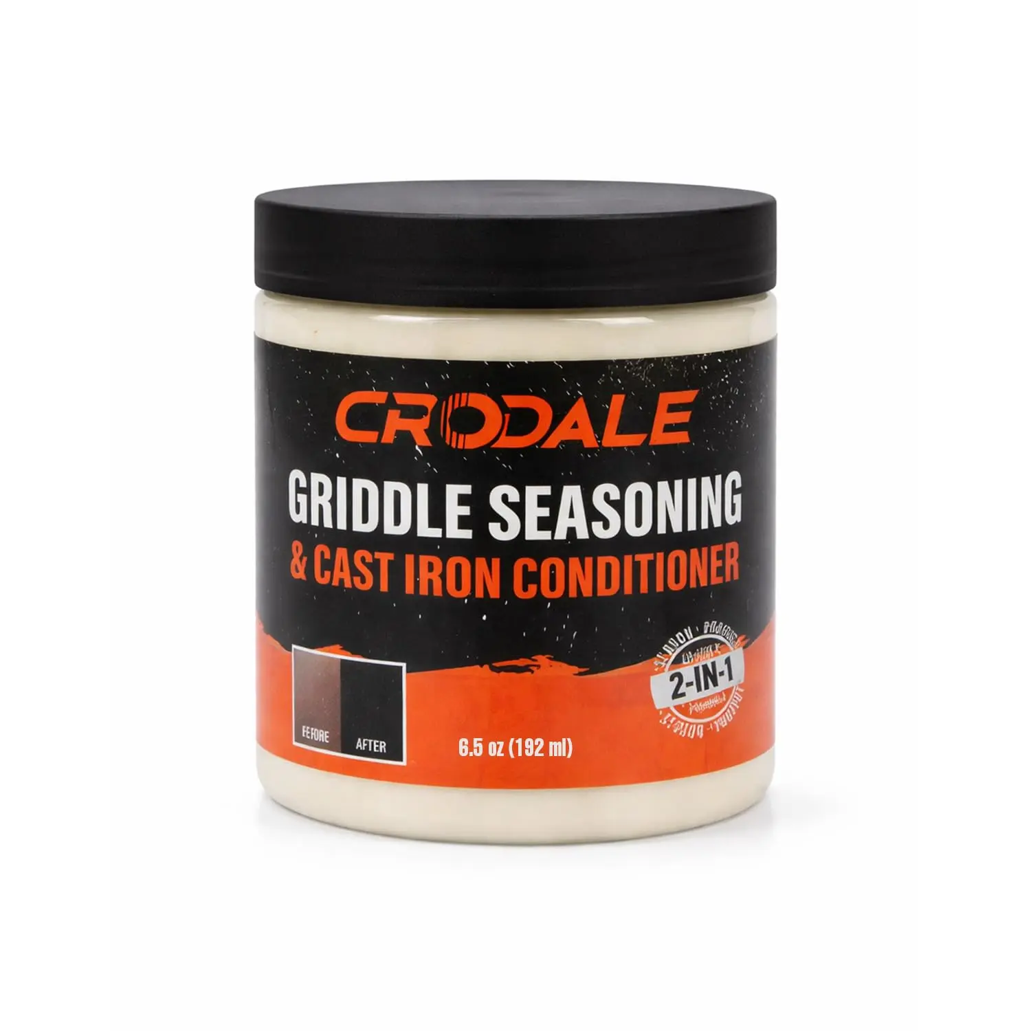 Griddle Seasoning Kit - Premium 2-in-1 Blackstone Griddle Seasoning and Conditioner - Blackstone Restoration Kit - Blackstone Griddle Accessories - 6.5oz | Protect and Maintain Griddle Top