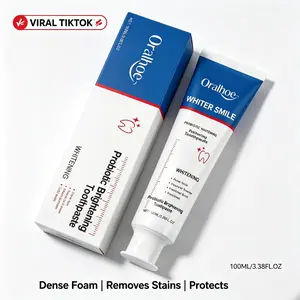 Probiotic Whitening Toothpaste 7 Days Teeth Whitening Removes Coffee Tea Stains Fresh Breath 12H Gum Care Deep Cleaning No Sensitivity Oral Care