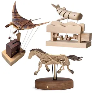 Creative Year of the Horse Ornaments New Year Gifts Holiday Gifts Wooden Hand Crafts Unique Decorative Pieces