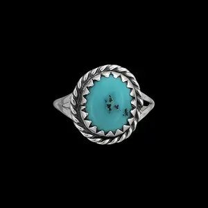 Turquoise Ring, 925 Sterling Silver Ring, Sleeping Beauty Turquoise Ring, Navajo Ring, Native American Handmade Jewelry