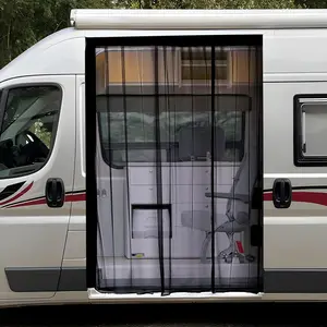 Van  Screen  Sliding Door Van Screen Mesh Curtains Easy to Install and Remove, Universal Fly Screen for Mercedes Sprinter  Transit RAM Promaster and Campervans, 71"(H) x 59"(W)