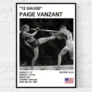 Paige Vanzant Poster, Paige Vanzant Print, 12 Gauge, Mixed Martial Arts 551