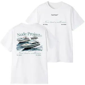 Nude Project Yacht T-Shirt – Premium Streetwear Tee, Casual Nautical Style R0