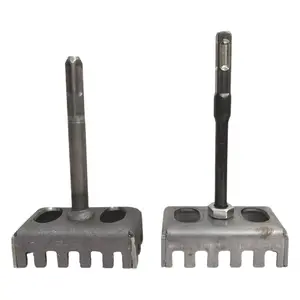 Square Hole Puncher Set Large & Small Sizes, Durable Electric Drill Bit Holder, Fast Drilling Tool Accessories for Applications