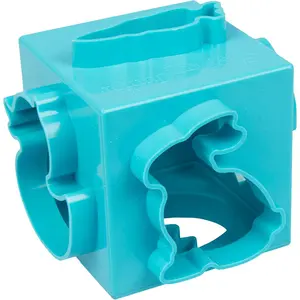 Good Cooking Easter Cookie Cutter Cube Miniature - Cute Cookie Press Set w 6 Fun Shapes & Designs - All in One 6-Sided Design - Dishwasher Safe