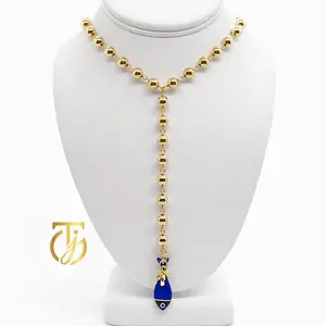 Turvik Jewelry Mia Fish Necklace - for all beach lovers non tarnish beaded necklace fashion jewelry for women