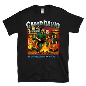 CAMP DAVID  - Mt Carmel Center Waco Texas David Koresh Cult - T-shirt