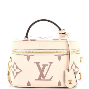 Pre-owned Louis Vuitton Leather Shoulder Bags Vanity Handbag Bicolor Monogram Empreinte Giant PM by Rebag