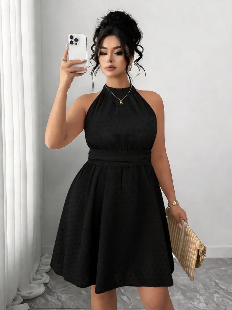 halter top plus size dresses - TikTok Shop halter top plus size dresses - TikTok Shop