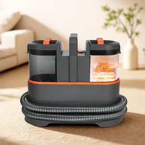 Carpet Cleaner Machine, 50.72 Oz Clean Water Tank & 27.05 Oz Dirty Water Tank, Portable Upholstery Shampooer, 11.5Kpa Handheld Furniture Extractor, Spot And Stain Deep Cleaner For Rug Couch Car