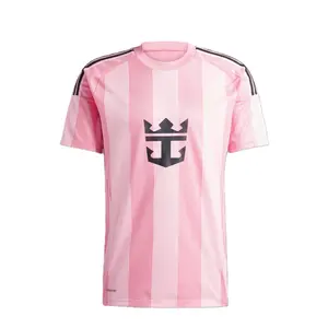 Pink Color MIA Style ss2526 Home Soccer Shirt, MIA Style Short Sleeve Home Edition Football Shirt