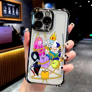 Adventure Time Phone Case Suitable for iPhone 17 17Air 16 15 14 13 12 11 Pro Max X XS MAX Plus Shockproof Transparent Soft Back Cover