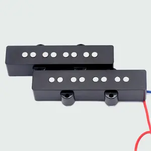 Bass 4 Strings Open Electric Jazz  Bass Pickup Neck/Bridge Pickup BK