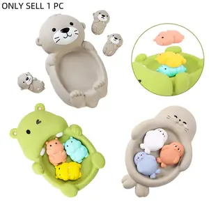 Cute Animal Design Bath Toy, Floating Animal Toy, Baby Bath Toy, Fun Bathing Toy for Shower Bathtub Swimming Pool
