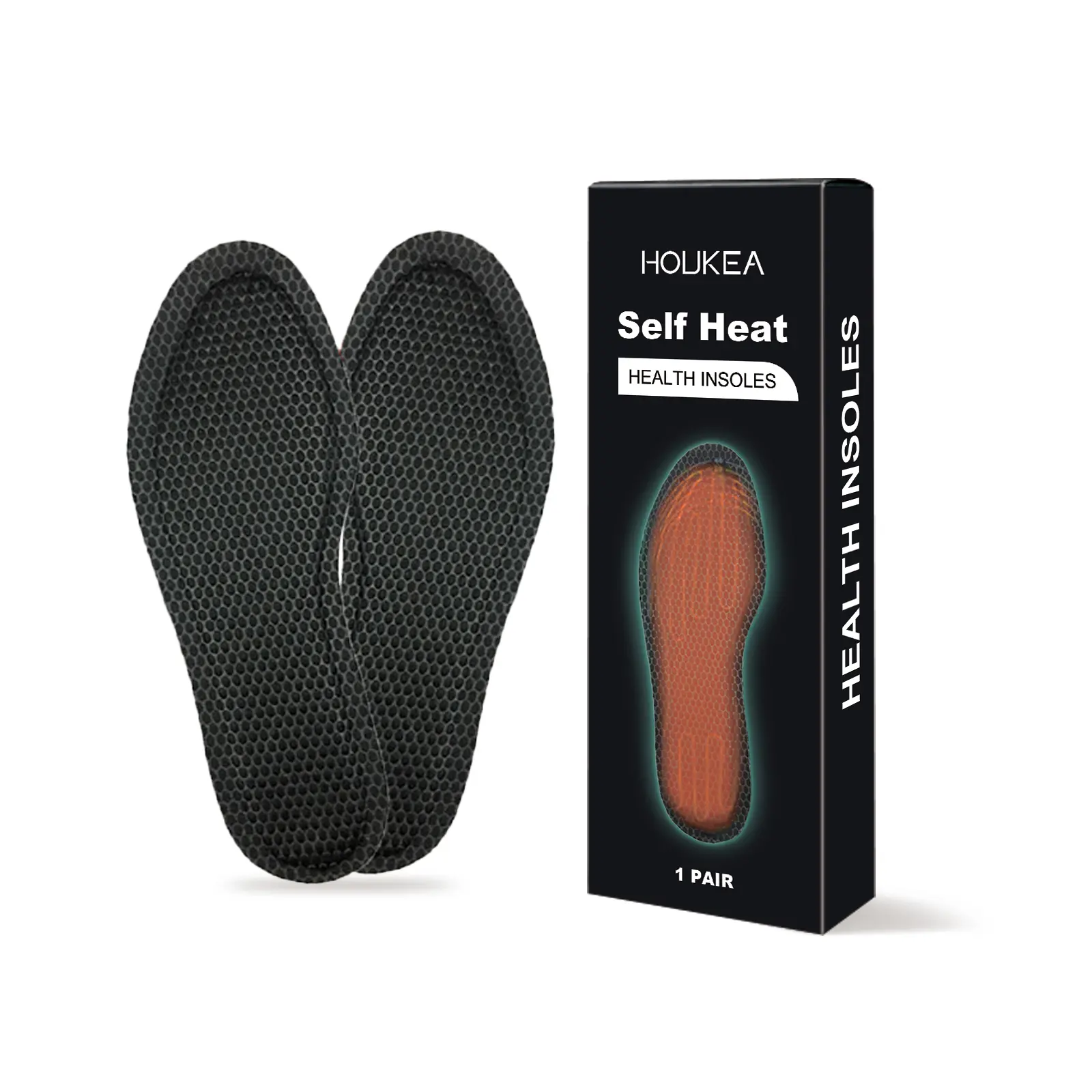 HOUKEA Outdoor Sports Insoles, Comfort Support Anti-slip Lightweight Insoles, Durable Wear-resistant Shoe Inserts for Cycling & Skiing sole protector