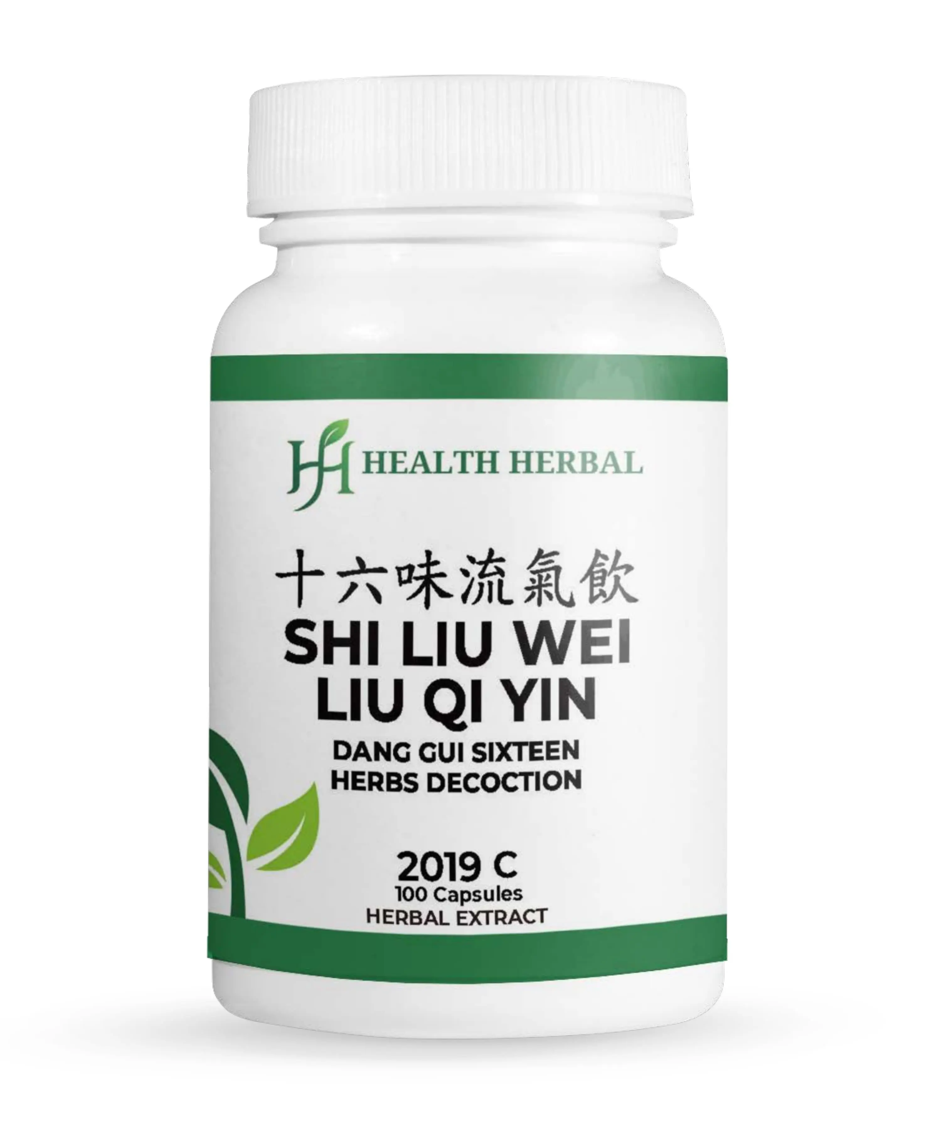 2 Bottles Health Herbal Dang Gui Sixteen Herbs Complex Capsules 100 Gelatin Capsules with 5:1 Herbal Extract for Circulation & Skin Health
