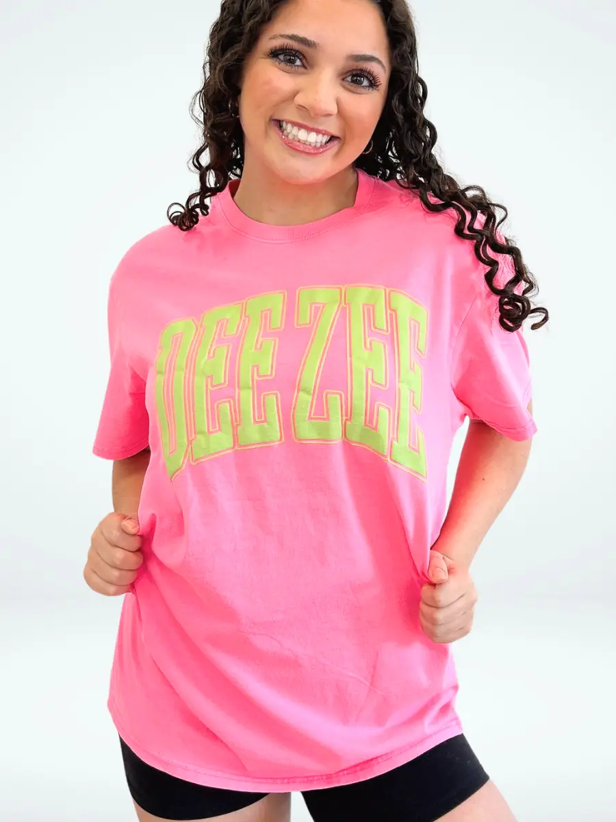 Delta Zeta Varsity Puff Sorority Tee