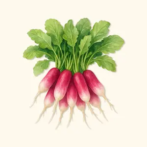 Vego Garden Organic French Breakfast Radish Seeds