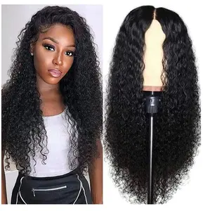 AA Hair Front Wig Womens Brazilian Human Long Curly Lace Wavy Hair Wigs US 2023 Lace Closure Wig