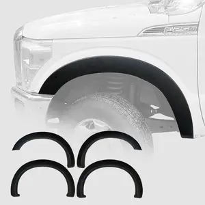 Ford F250/F350 Factory/OE Design Fender Flares by Monkey Autosports.  Fits 2011-2016 Ford F-250 and F-350 (EXCLUDES Dually Models) | Set of 4 car exterior car truck Anti-Scratch Car