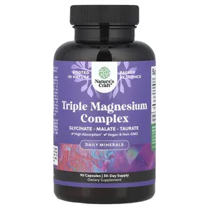 Nature's Craft Triple Magnesium Complex, 90 Capsules (133 mg per Capsule)