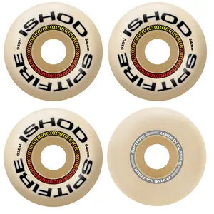 Spitfire Skateboard Wheels 54mm F4 93A Ishod Lock-In Classic Natural