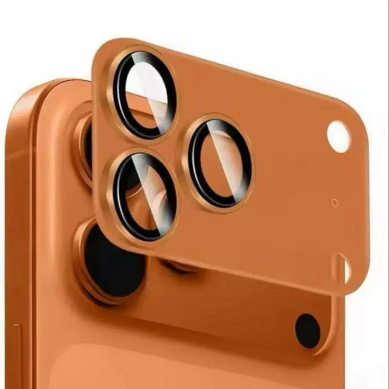 All-in-one metal lens protector for iPhone 17 Pro Max, full coverage camera protector for iPhone 17 Pro.