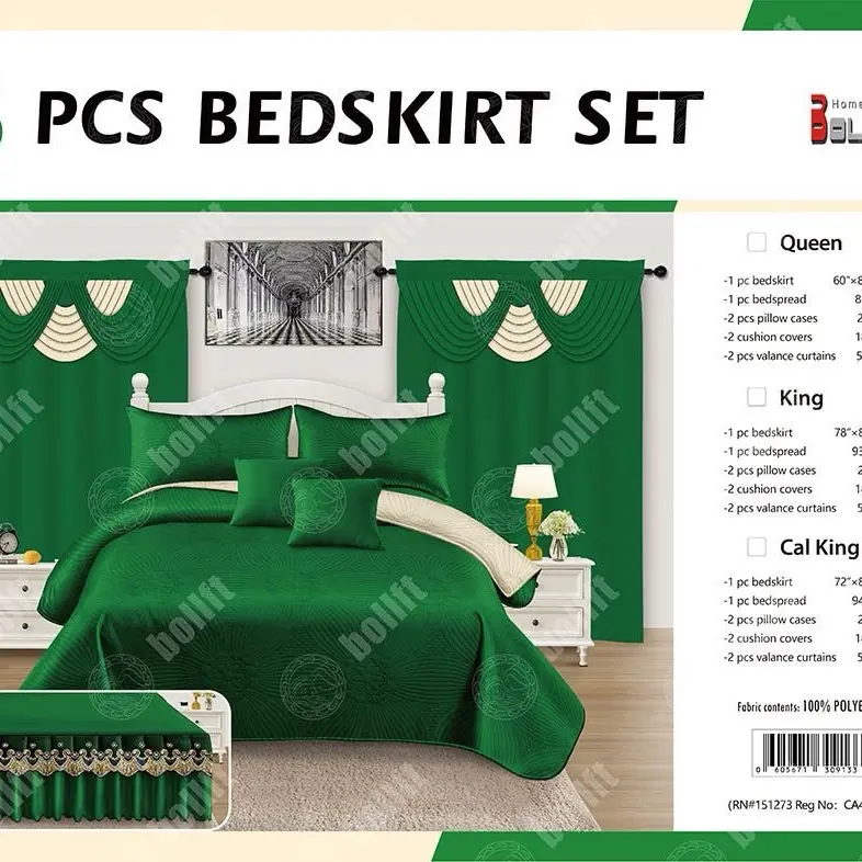 HIG 8 Piece Jacquard Floral Patchwork Comforter Set Soft Breathable in Bag Queen King Sizes Hypoallergenic Polyester Microfiber Filling