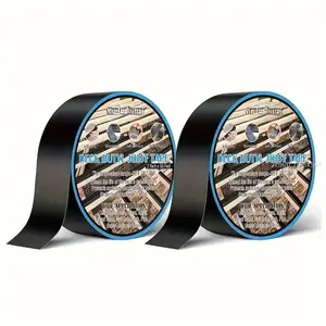 Deck Joist Tape, 2" x 50' Joist Tape for Decking, Waterproof Seal Antiseptic Butyl Joist Tape, Self-Adhesive Flashing Joist Tape for Wood Decks Beams Roof (2 Roll)