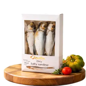 Dry Salty Sardines Haitien 10 unite Sun-Dried Ready to Cook Natural Fish for Frying Steaming or Cooking in Sauces