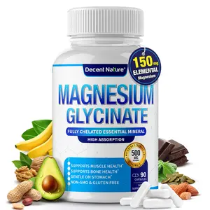 Magnesium Glycinate 500mg Magnesium Supplement 90 Capsules