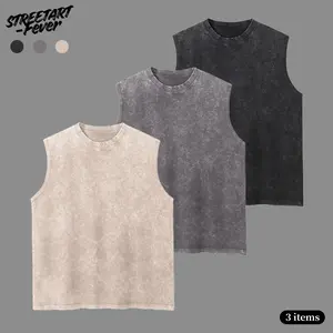 3-Pack Sleeveless Tank Tops Men Vest Streetwear Outfits Men Vacation Outfits Sleeveless Shirt