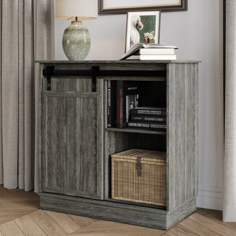 Modern Sideboard with Sliding Doors