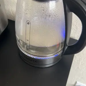 2.0L Electric Glass Kettle 110V 1500W Rapid Boiling Borosilicate Glass Auto Shut-Off LED Light Cool-Touch Handle BPA-Free Perfect for Back-to-School & Home Use