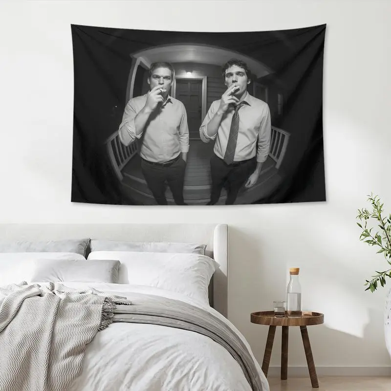 Dexter Resurrection Morgan Casual Tapestry, Durable Hangable Home Decor, Gentle Wash Skin Friendly Wall Flag for Bedroom, Men's Cave