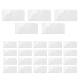 Vertical Blind Repair Tabs-25 Sets Clear Vertical Blind Repair Tabs Vane Saver Self Adhesive Vertical Blinds Repair Kit